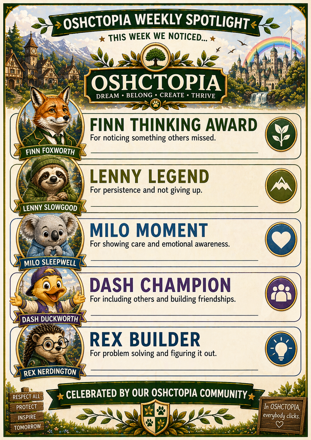Weekly Spotlight Poster